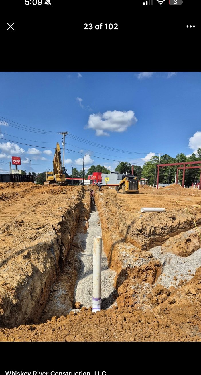 Sanitary sewer installation
